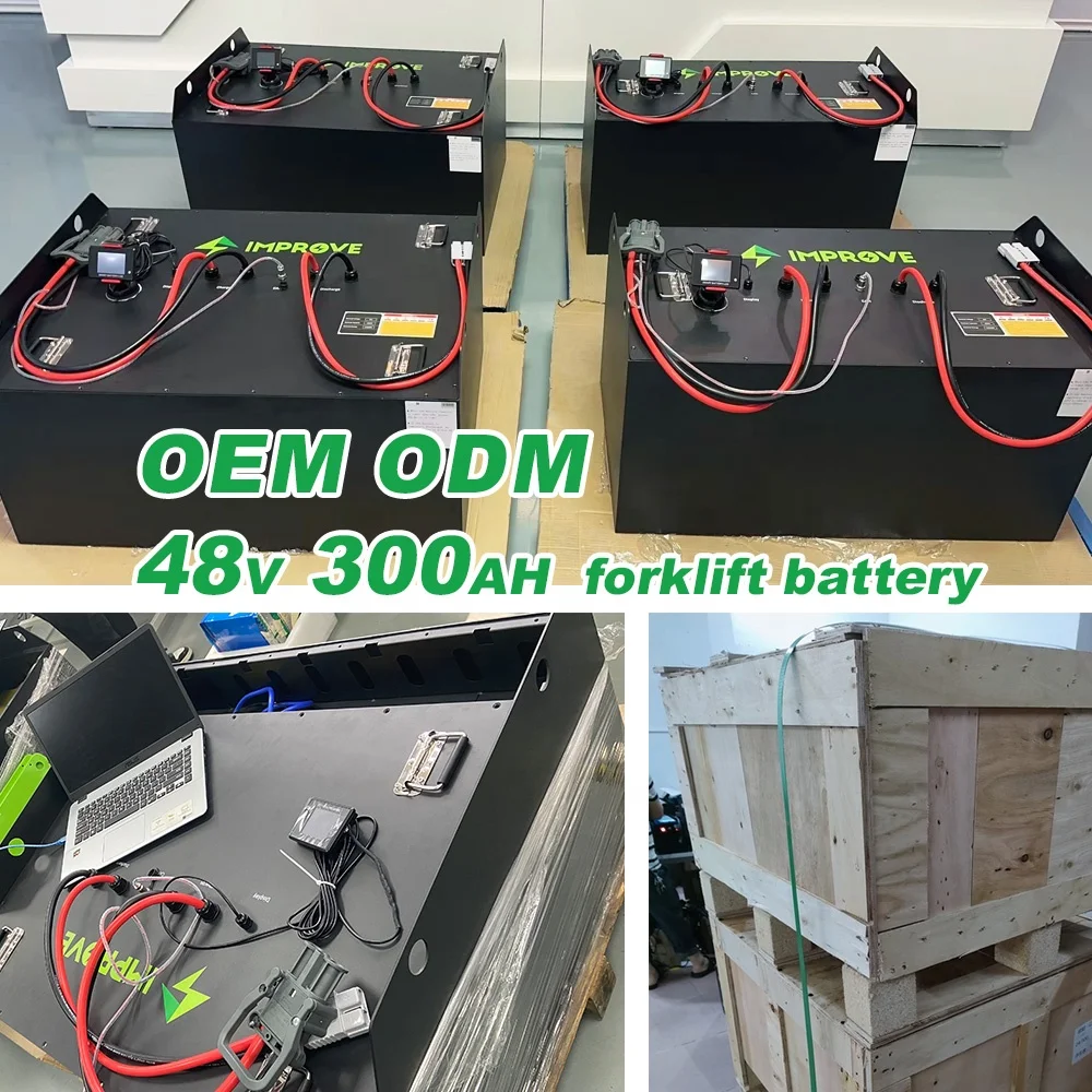 AGV Reach Tractor Truck Order Picker 300ah 400ah 420ah 500ah 600ah 24v 36v 72v Lifepo4 48v Electric Lithium Forklift Battery