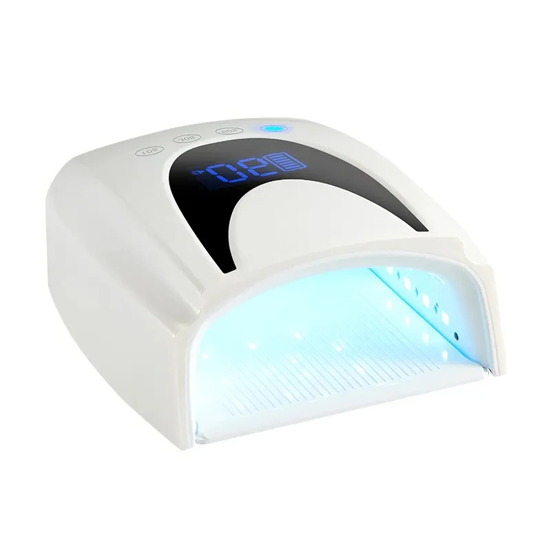 Auto Sensor 66W Cordless Rechargeable LED Nail Gel Curing Light X10 Fast Dry Nail Art Manicure UV Curing Lamp UV Nail Lamp Dryer