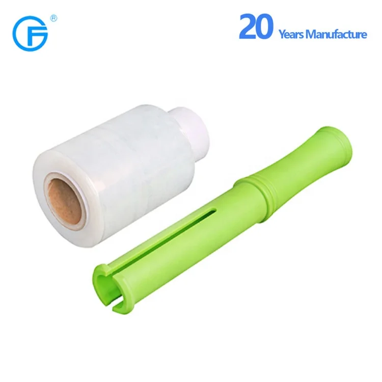 Lldpe Hand Use Stretch Pallet Wrapping Film with handle