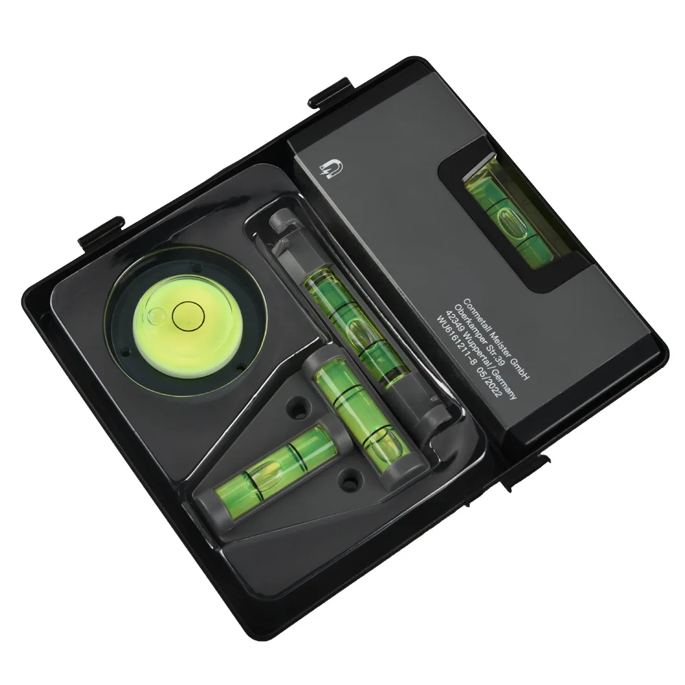 portable level ruler aluminum alloy mini level ruler universal bubble woodworking ruler tools