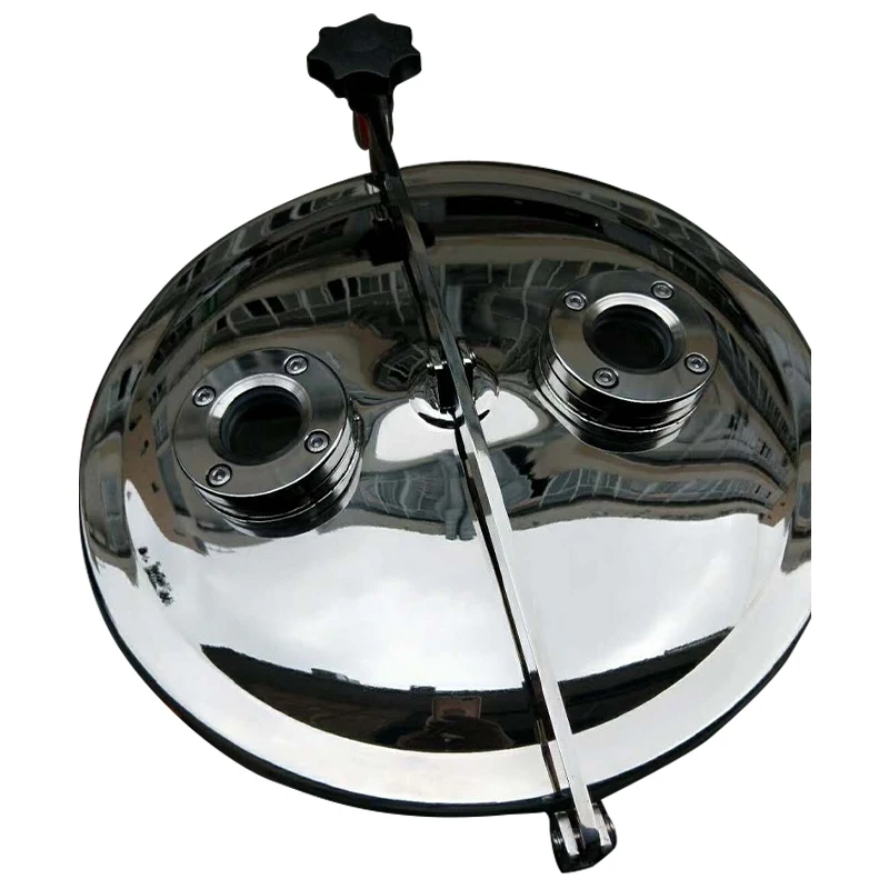 2021 Новый сварочный круглый люк из нержавеющей стали, OEM 1/2-6 дюймов люк ss304, кованый люк из нержавеющей стали