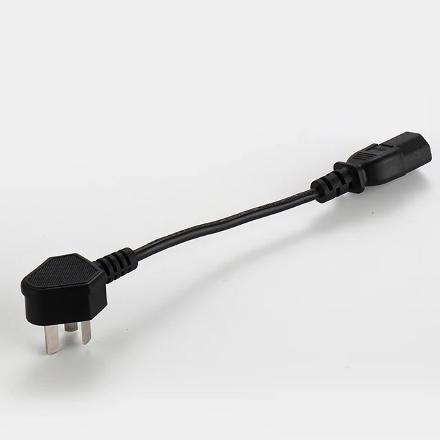 PVC 220V 110V Black Sheath Power Cord American Standard Plug