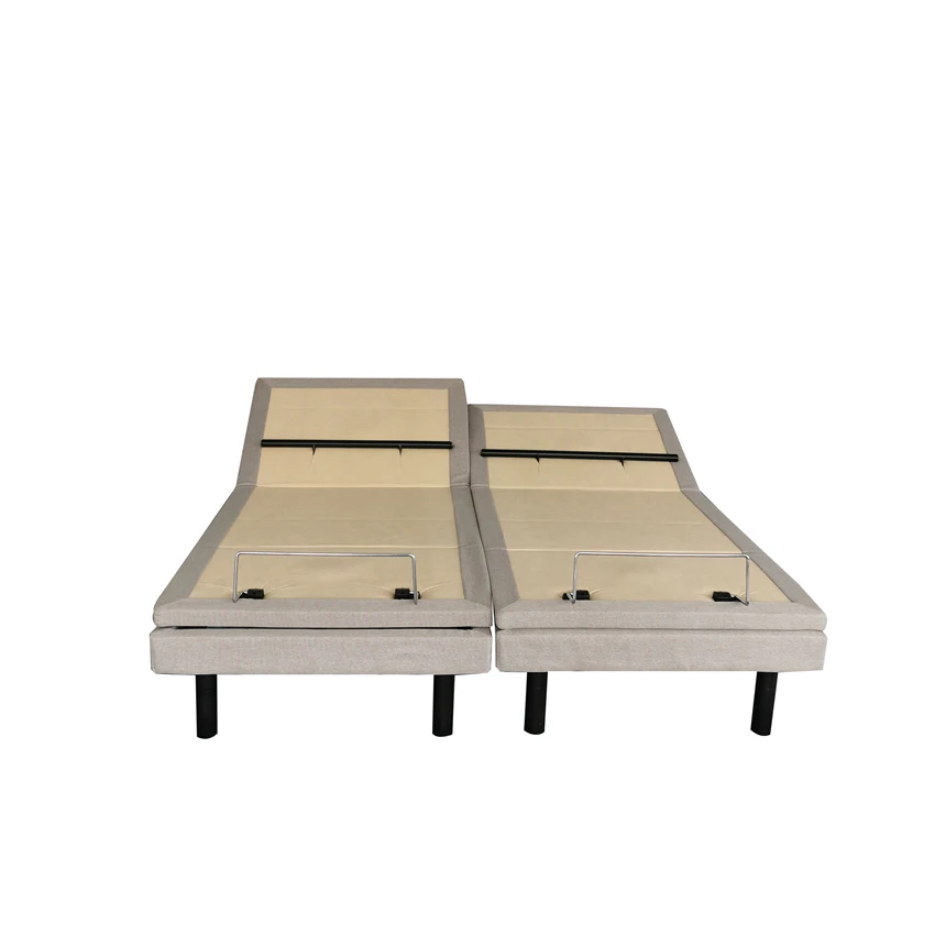 Модель Hi-loadjustable Сплит king Каркас кровати с массажем подъемная кровать взлет и Откидывающейся Спинкой кровати для продажи