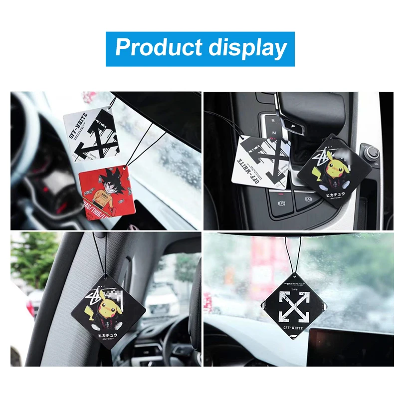 New cartoon animal style car interior decoration perfume film automotive air freshener