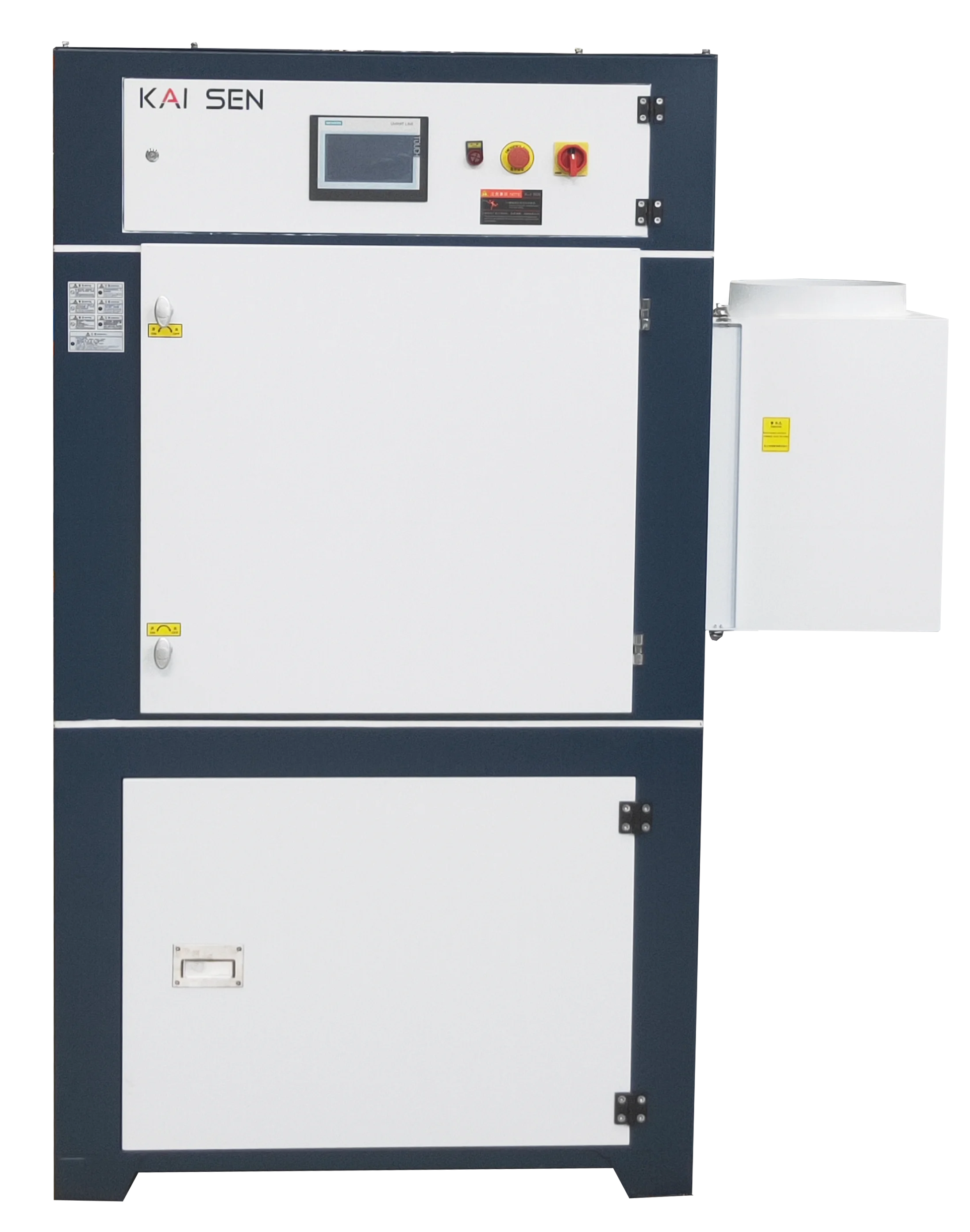 new machine fan motor is configured at the back of the extractor KSDC-8604B series dust collector