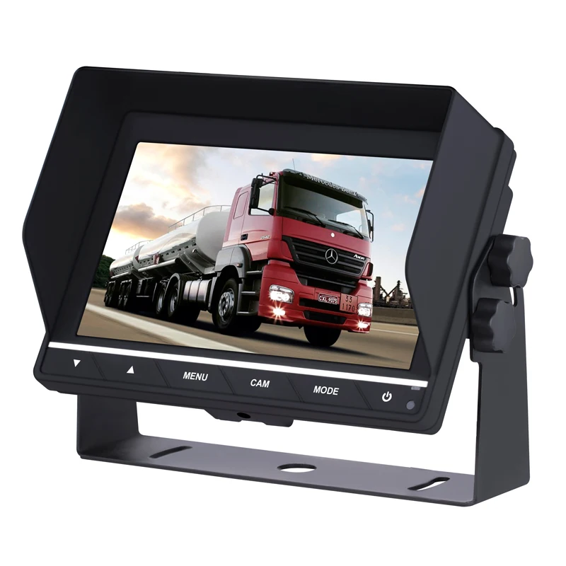 720/1080P AHD monitor 3CH 4 CH input Video Screen With Touch Button Control