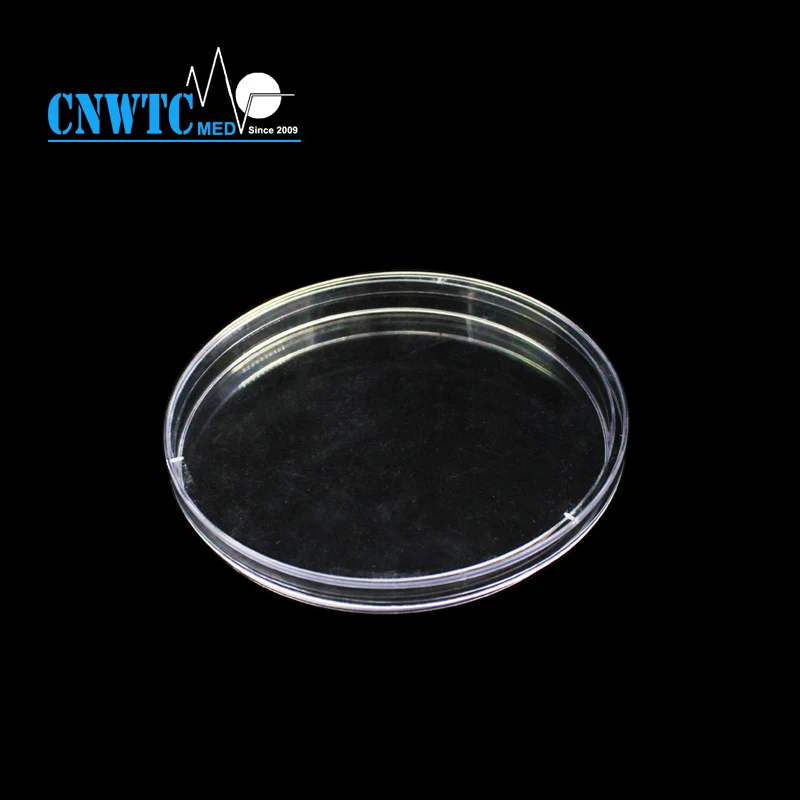 Sterile Disposable Plastic 90x15mm Two Rooms Petri Dish 60mm 35mm 150mm
