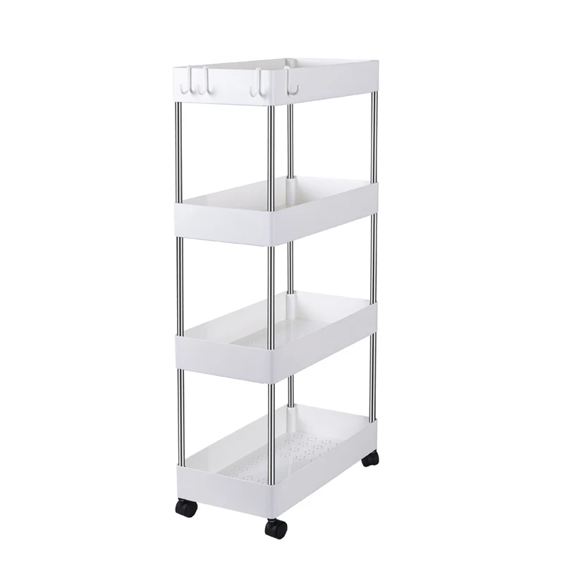 Rotate Corner plastic holders and racks kitchen storage racks shelves with wheels