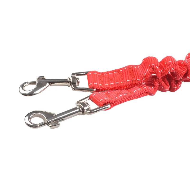 Amazon hot sell dogs explosion-proof double-ended rope traction rope elastic dog leash
