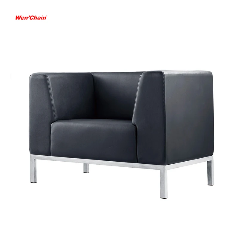 Foshan modern design furniture meeting 3 seater lobby sofa for office modern single office furniture sofa