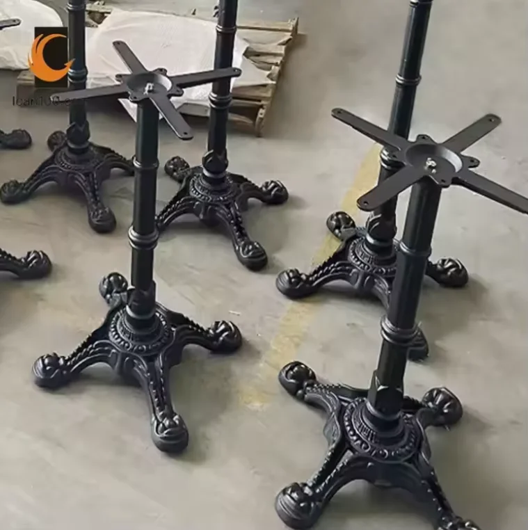 Cast Iron Table Legs Restaurant Table Metal Base Legs Coffee Patio Cafe Table Legs