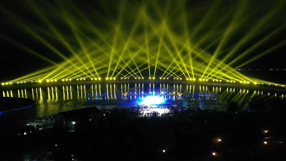 Custom Lake Floating Laser Musical Dancing Fountain Show Top Manufacture