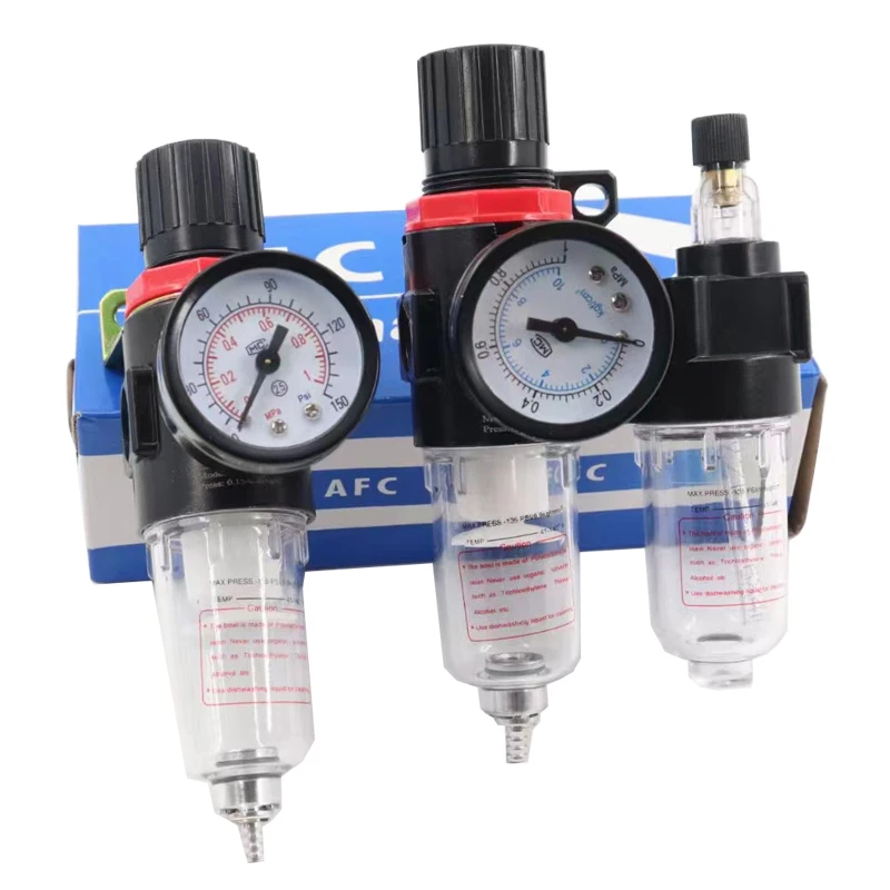 Airtac Type AFR2000 BFR2000 3000 4000 Filter Regulator Pneumatic Pressure Reduce Air Treatment Regulator Gauge