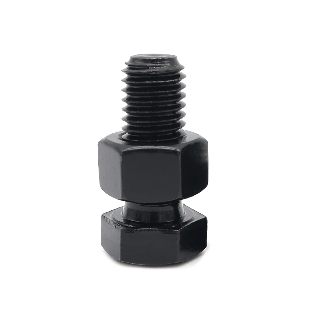 M5 M6 M8 M10 M12 M16 Black Grade 8.8 Carbon Steel Metric Thread DIN933   DIN934 External Hex Hexagon Head Bolts Screws and Nut