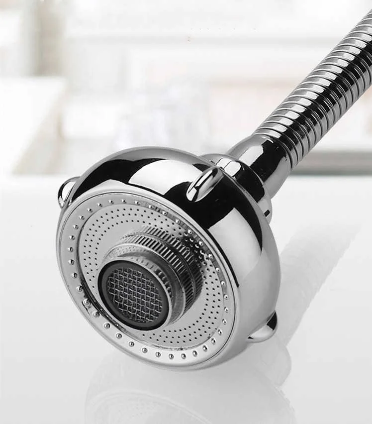 1pcs Rotatable Faucet Bubbler Nozzle Extension for Kitchen Faucet Aerator Shower Head Filter Bubbler Kitchen Accessories