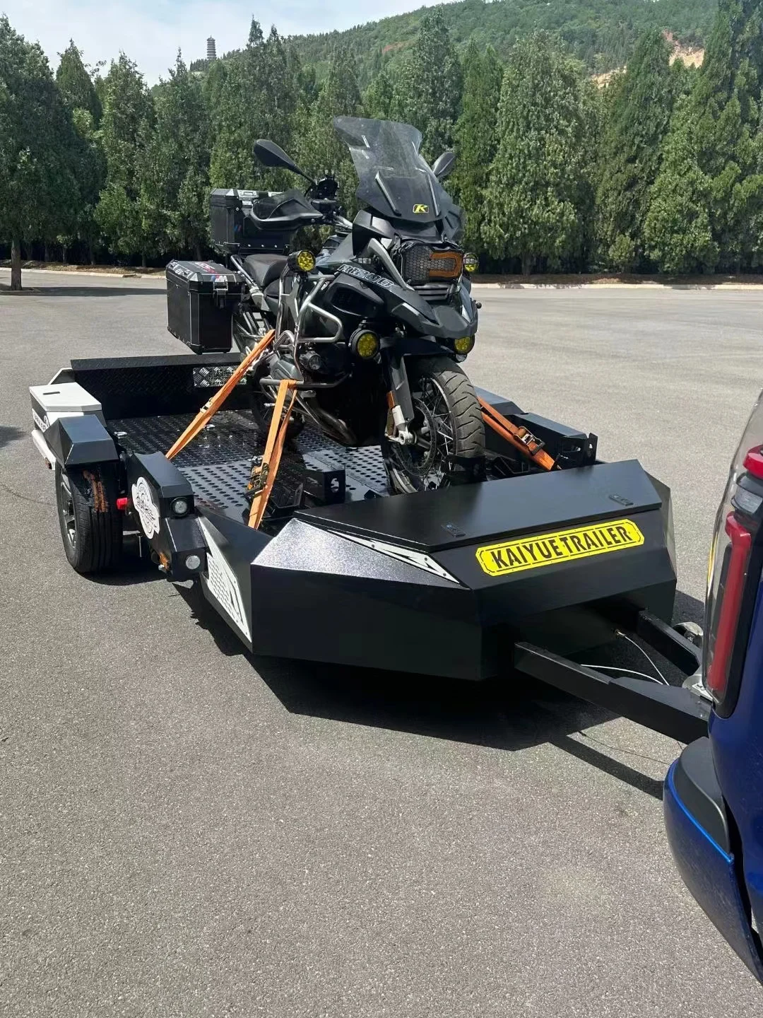 Off-Road Four-Wheel ATV Dump Trailer Steel Motor 4-Wheeler Quad Bike for Farm and Ranch Use for Outdoor Adventure