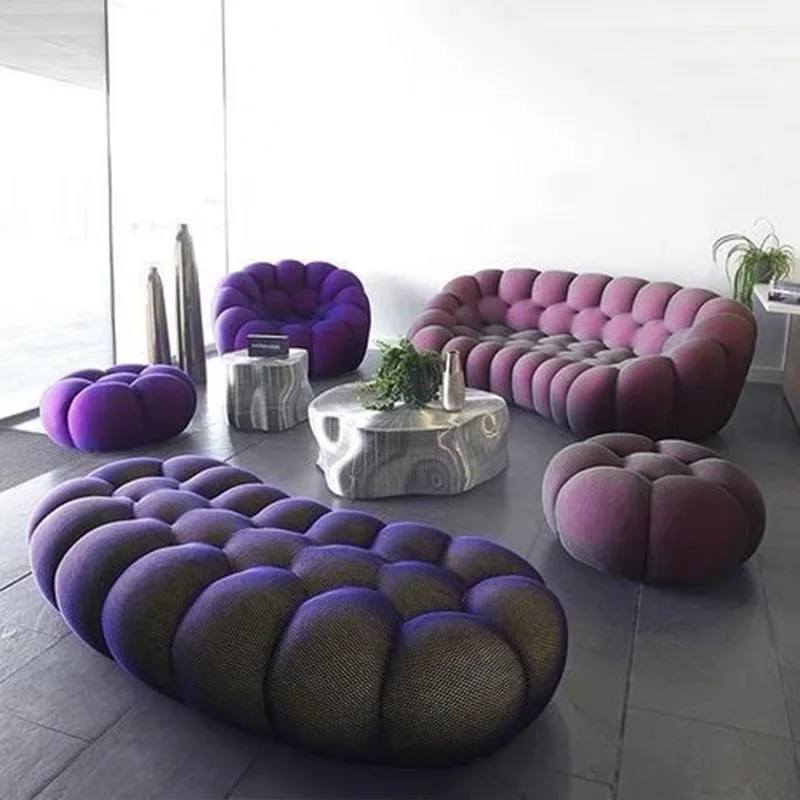 Living Room Luxury Net Redbubble Creative Personality Sofa creative bubble sofa