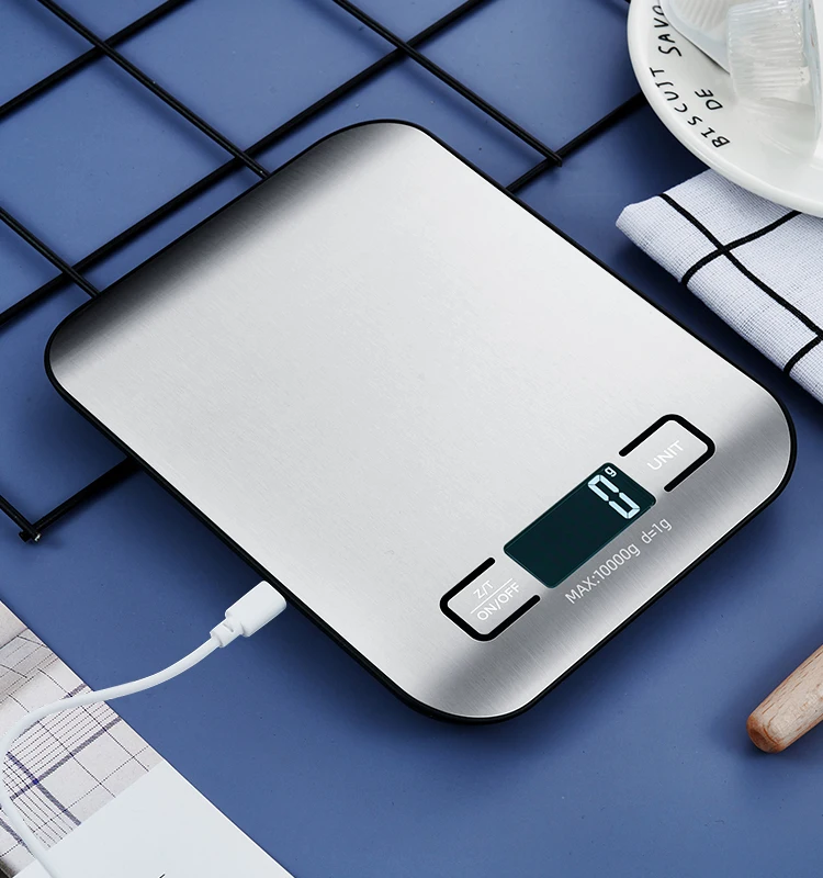 Factory directly stainless steel weight food weighing 10kg etekcity food kitchen scale digital grams and ounces