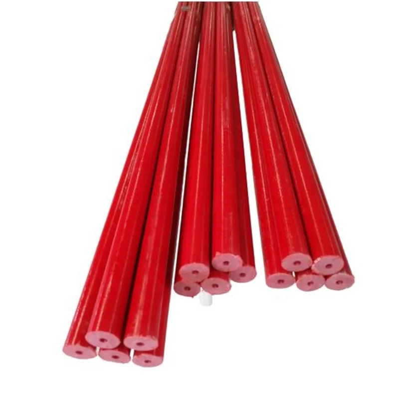 Гибкий 1 мм ID frp grp pultruded композитный пластик стекловолокна полюс для палатки