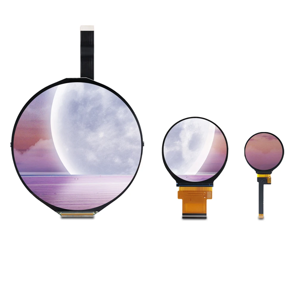 Full Color HD Spi Tft Lcd Round Display Module Screen Circular Panel Lcd Circle Display
