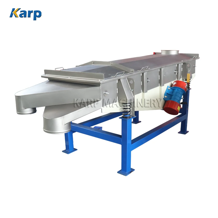 Coco Fertilizer Vibro Sifter Broken Coconut Shell Linear Vibratory Screen Sieve