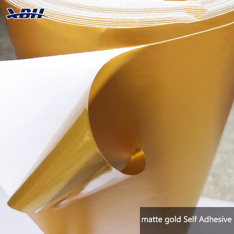 XBH On Stock New Matte Vinyl Sticker Self Adhesive Vinyl Paper Car Wrap Vinyl Roll