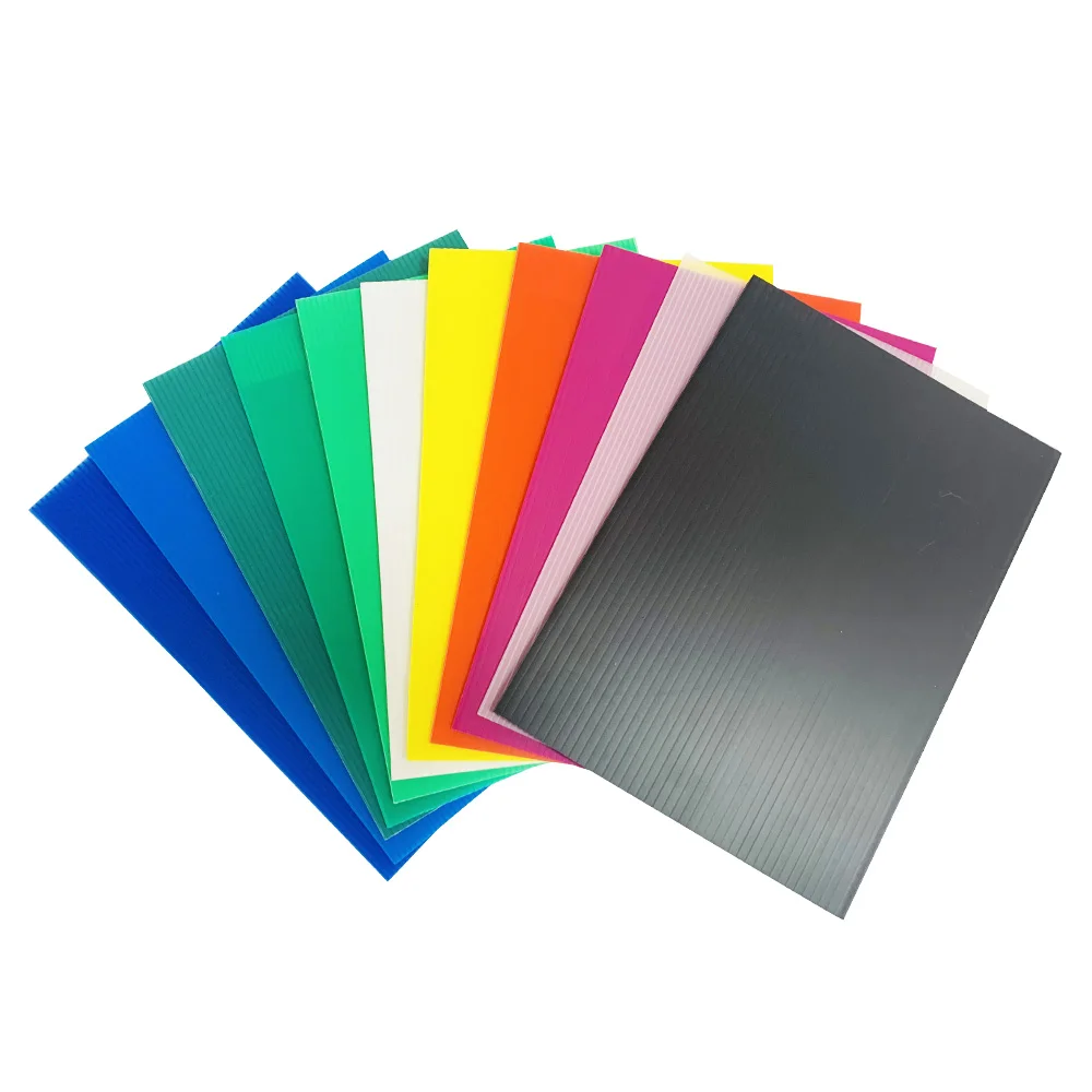 Factory Direct Professional Polypropylene Flexible Polypropylene Hollow Board Corrugated Plastic Roof Board PP Sheet