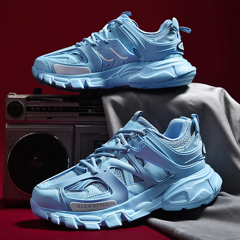 Dropshipping Designer Original Logo Track Fashion Casual Men Women Chunky Walking Shoes