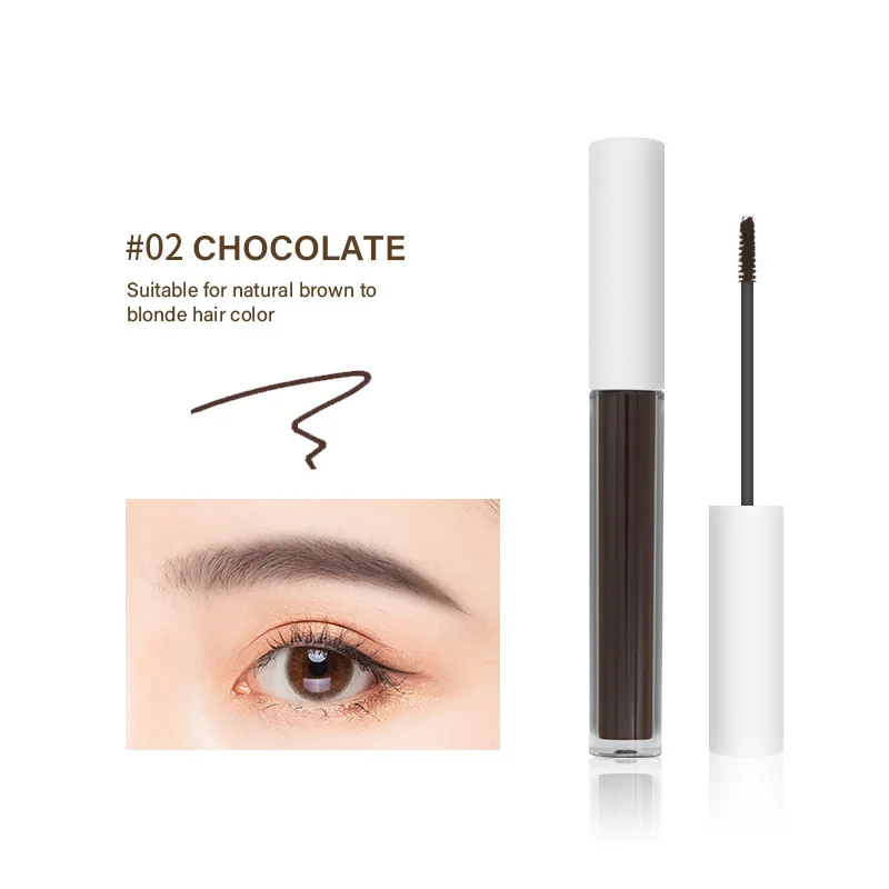 Trendy Dyed Eyebrow Quick Drying Waterproof Ease Shape Instantly Plump Natural Wild Eyebrows