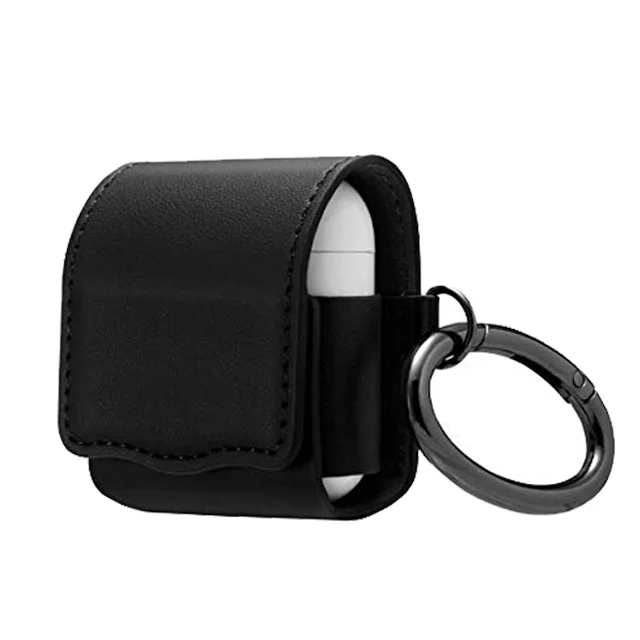 
Retro portable magnetic closure premium leather protective case for airpods pro 