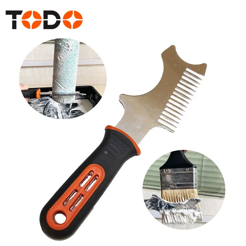 TODO drywall tools paint roller and brush cleaner multifunction putty knife