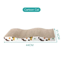 Wave shape cat scratcher cardboard corrugated paper cat scratch toys