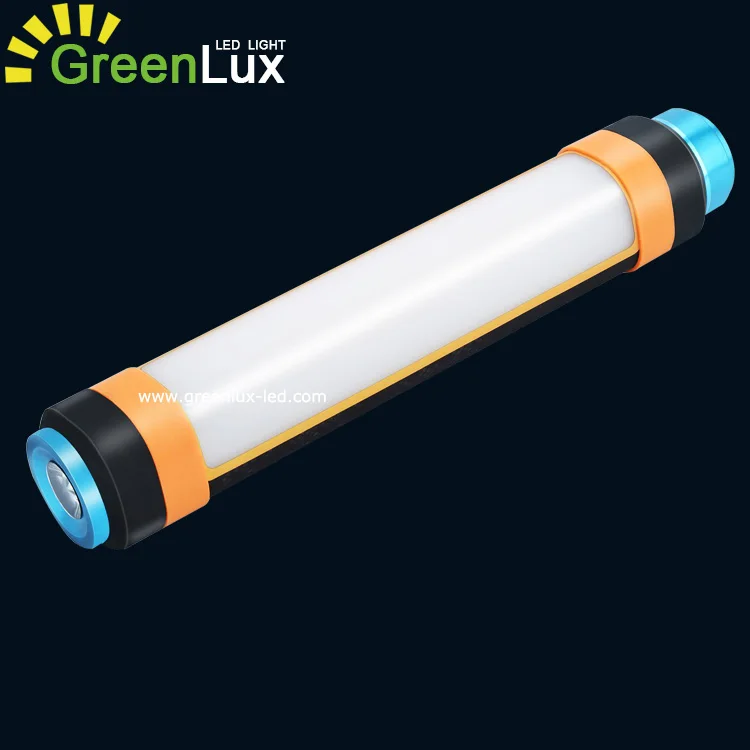 Магнитный внешний аккумулятор MICRO usb с регулируемой яркостью, светодиодный портативный фонарь для кемпинга