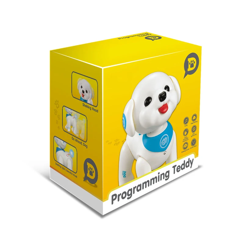 2021 remote control music dance smart robot toys intelligent voice commands rc robot dog toy