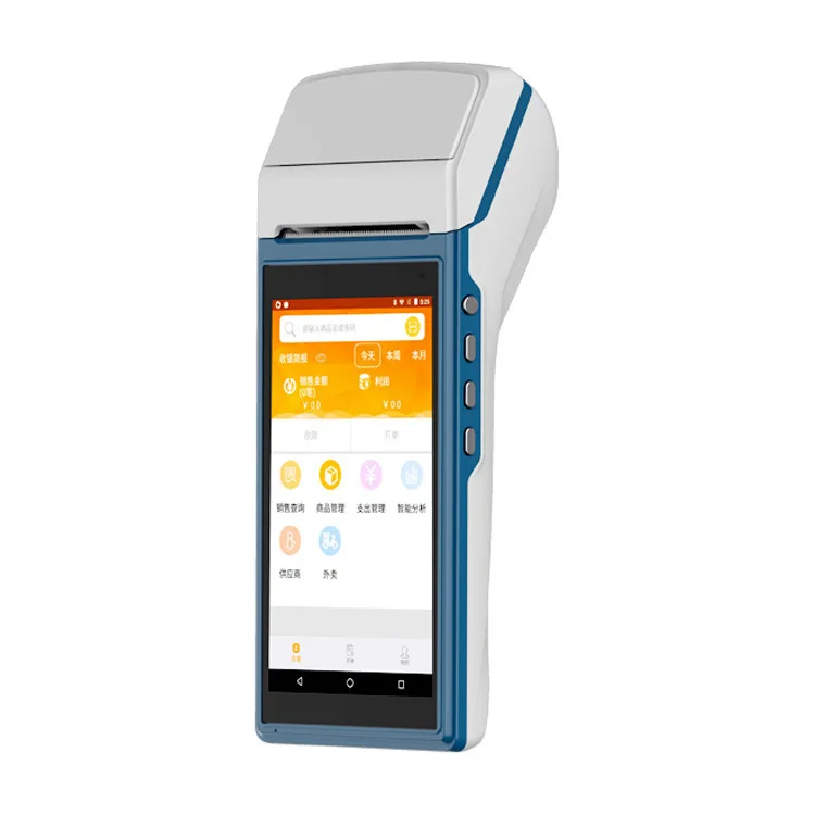 All In One Pos Portable Android Mobile POS Terminal handheld pos terminal with printer