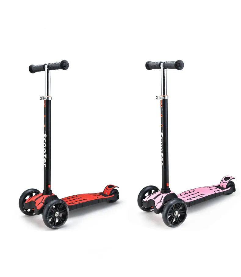 factory direct cheapest mini kick scooter kids tri scooter kids folding kick scooter 3 wheels with lights