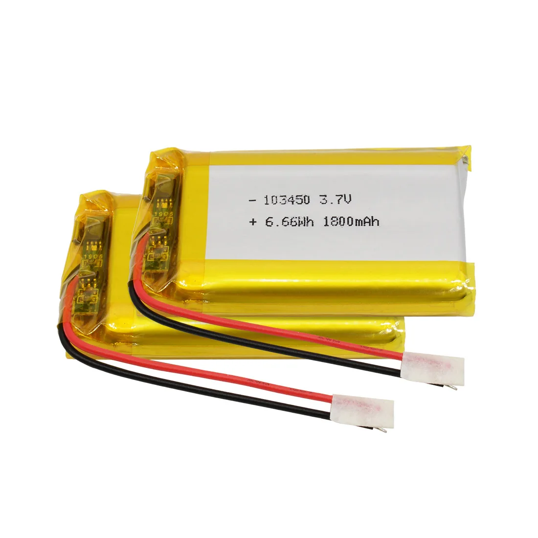 103450 CE MSDS KC Approve Li Polymer Battery 3.7v 1800mah Turnigy Lipo Battery For Hydrogen Water Maker
