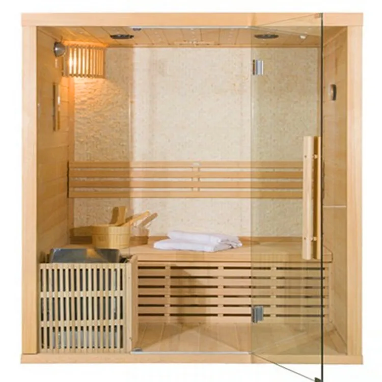 High quality solid wood dry steam room sauna