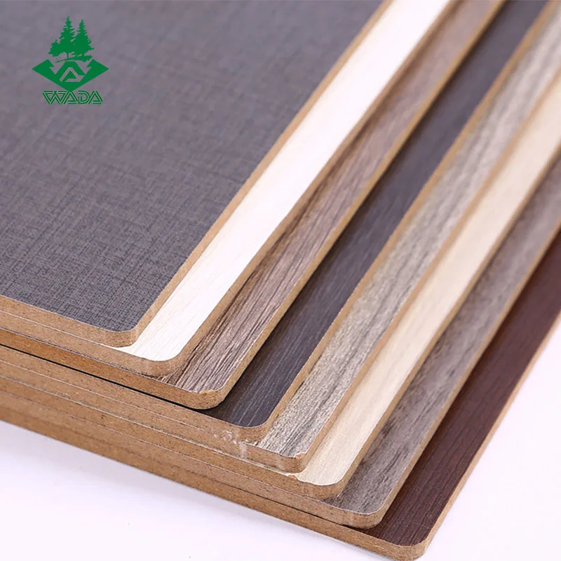 2/3/4/5/6/9/12/15/16/18/21mm Melamine plain mdf raw wood veneer mdf board