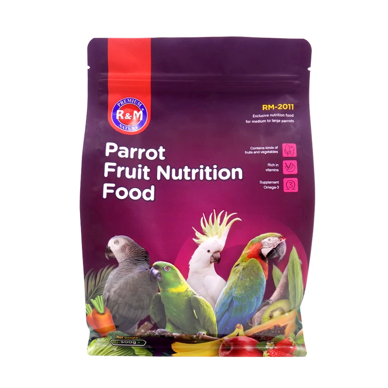 Feeding Grade Fruit Flavored Parrot Food For Large Parrot 500g