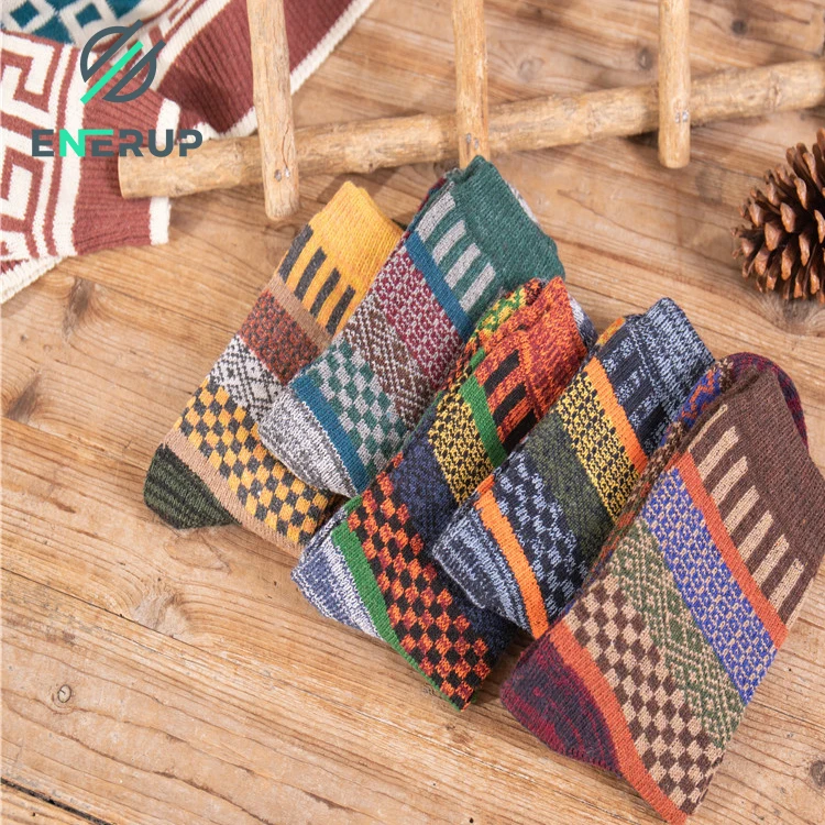 Enerup Custom Kaos Kaki Pria Calcetines Mujer Mens Heat Thick Insulated Extreme Boot Winter Warm Thermal Socks