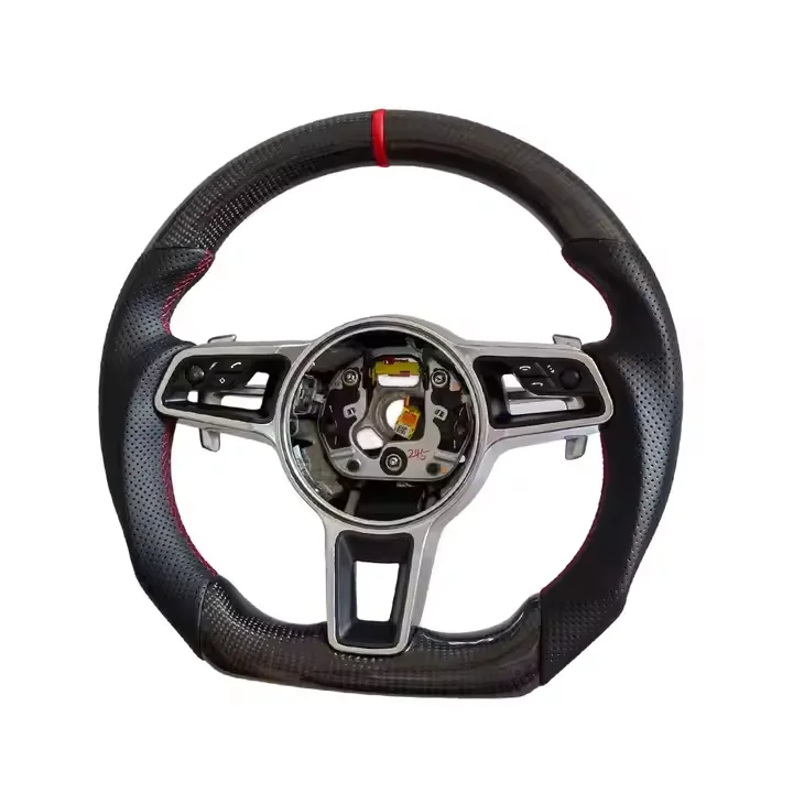 Популярное обновление салона автомобиля из углеродного волокна руль для Porsche Panamera 970 971 Cayenne 996 997 718 991 911