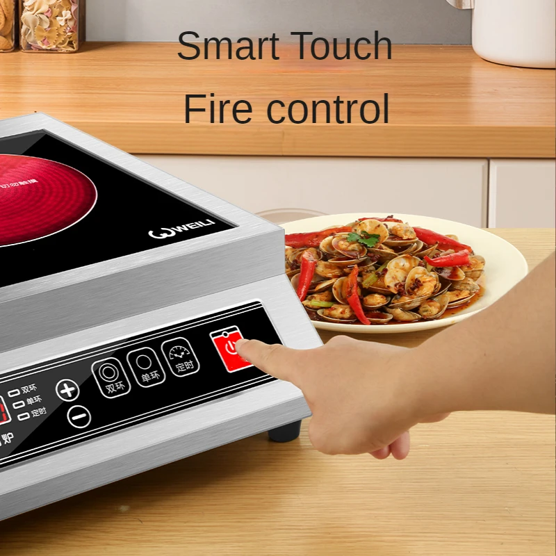 Single Burner 3.5 Kw induction hob  Intelligent Igbt Digital Display stove electric  Commercial induction stove Induction Cooker
