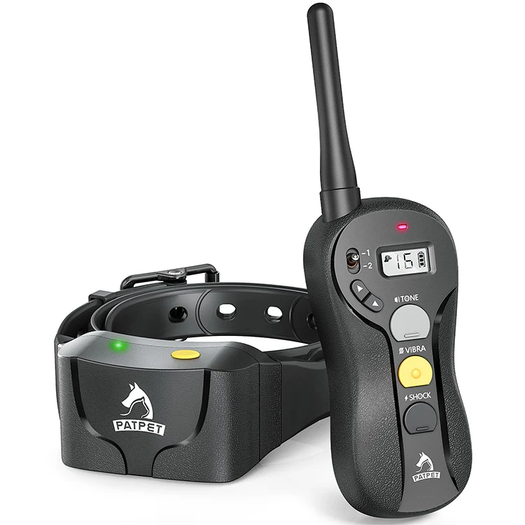 Dog Impact Collar With Buzzer Vibration And Impact Training Mode 3000 Feet Iong Range Rechargeable Collar