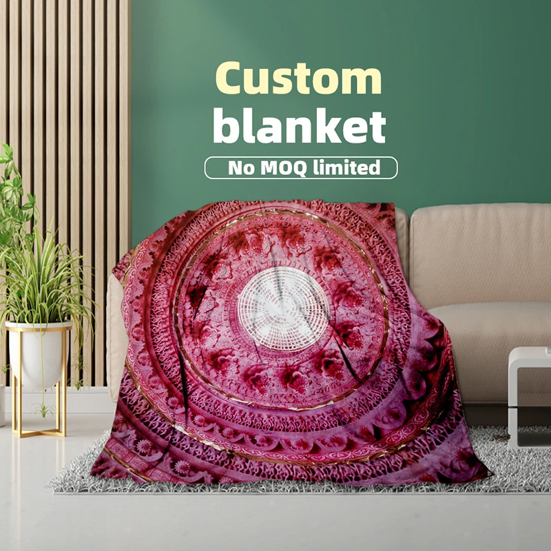 Custom Made Soft and Warm Blanket for Kid Baby and Children 150*200cm Custom Microfiber Flannel Fleece Baby Puffy Blanket