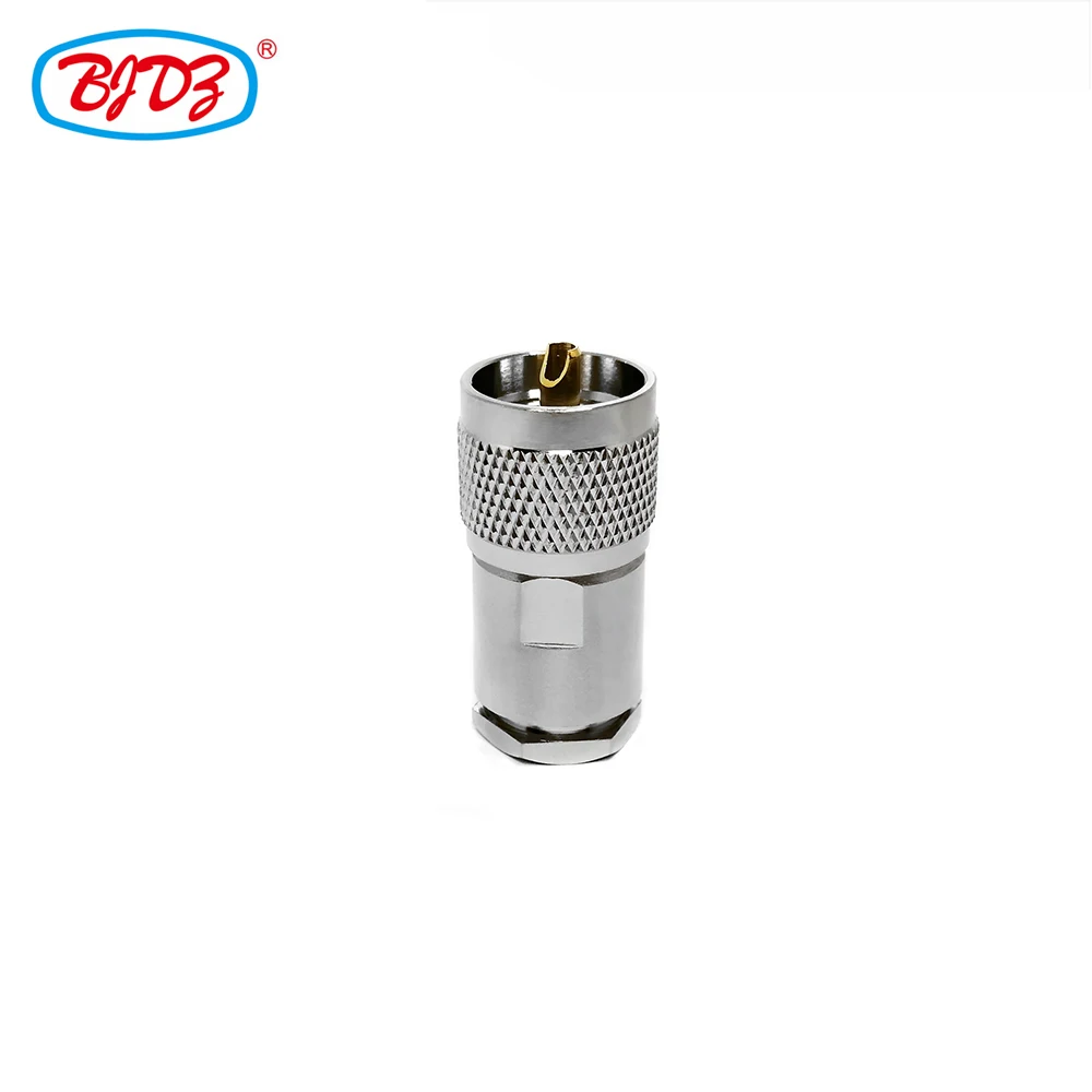 Factory supply Straight screw UHF male plug PL259 Type lmr400 rg8 rg213 rg214 cable assembly RF Coaxial Connector Converter