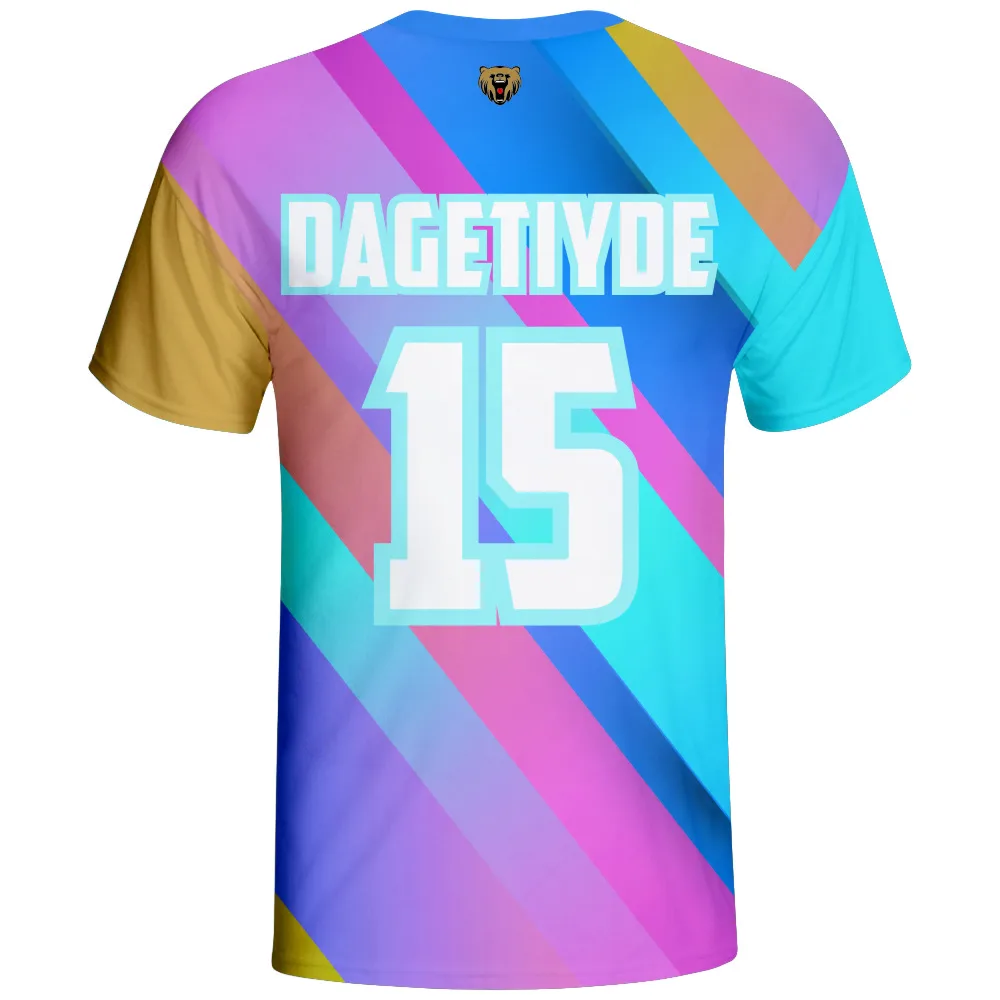 Custom Graphic Sublimation Unisex Tee Shirt supplier