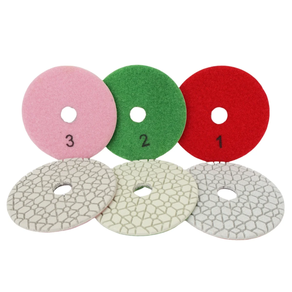 diamond cheap concrete 4 inch diamond dry/wet polishing pad for marble granite polishing