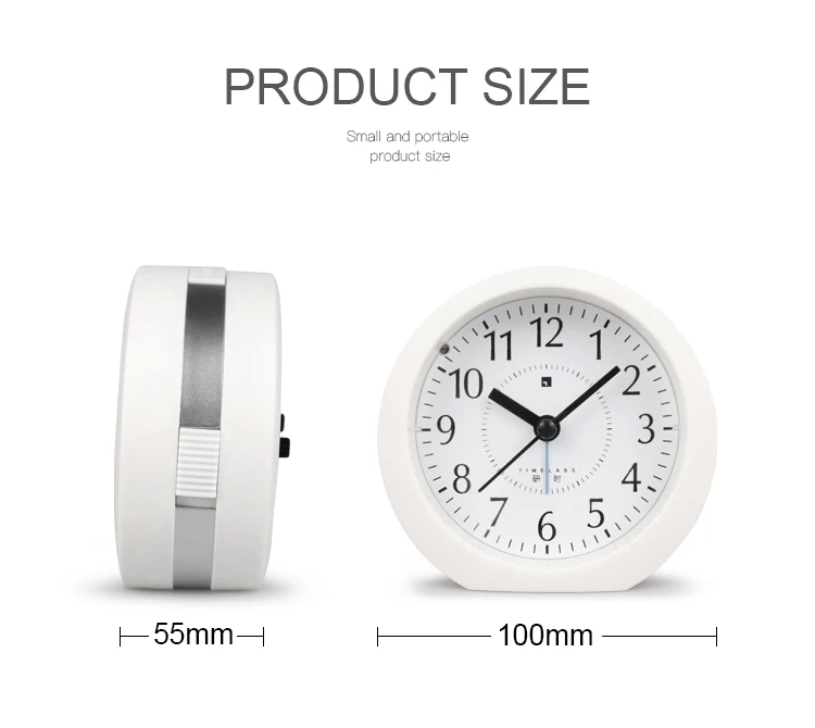 
factory hot sales personalized table smart pink kids heavy sleepers night light desk table retro alarm clock 