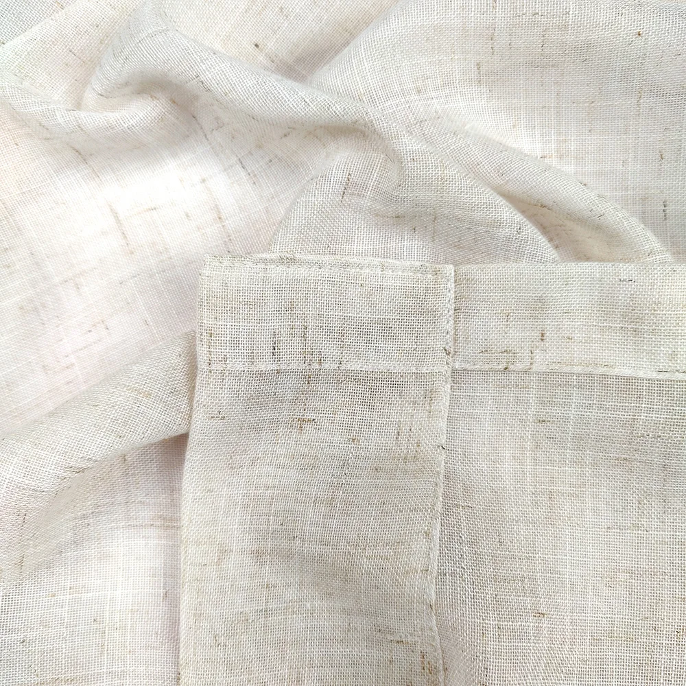 Bomar hot sale curtain sheers linen curtain netting fabric ready stock sheer curtain fabrics in shaoxing